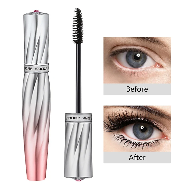 New Fashion Mascara Waterproof Long Lasting Not Blooming Long Eyelash Curling Eye Makeup