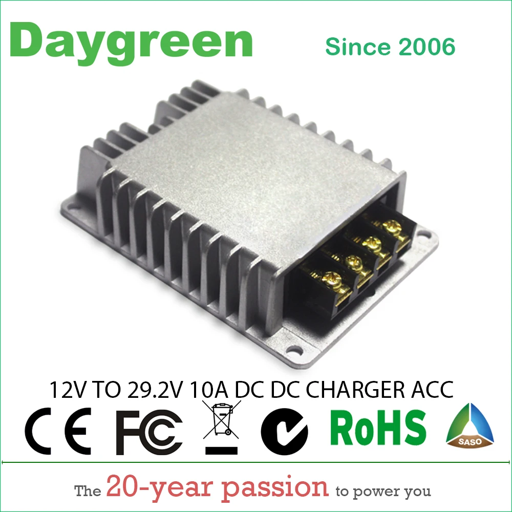 12V/24V to 14.5V 3A DC DC Step Up Converter Lithium / Lead-acid Charge –  Daygreen