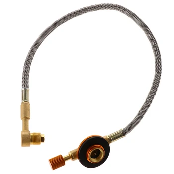 

Propane Regulator with 45cm Braided Hose for Grill Rv Trailer Camper Burner