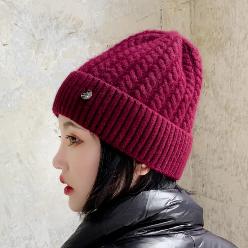 SUOGRY, вязаная шапка Skullies для женщин и мужчин, осенняя и зимняя теплая хлопковая шапка, Женская Уличная Повседневная шапка бини, женская шапка