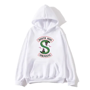 

Riverdale Hoodie Men Women South Side Serpents Harajuku Riverdale Southside Boys Girls Oversize Sweatshirts Pullover Hoodies