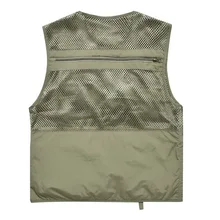 NIANJEEP весна и осень лето мужская сетка фотография жилет мульти-карманы рыболовный жилет OEM Индивидуальные 7868