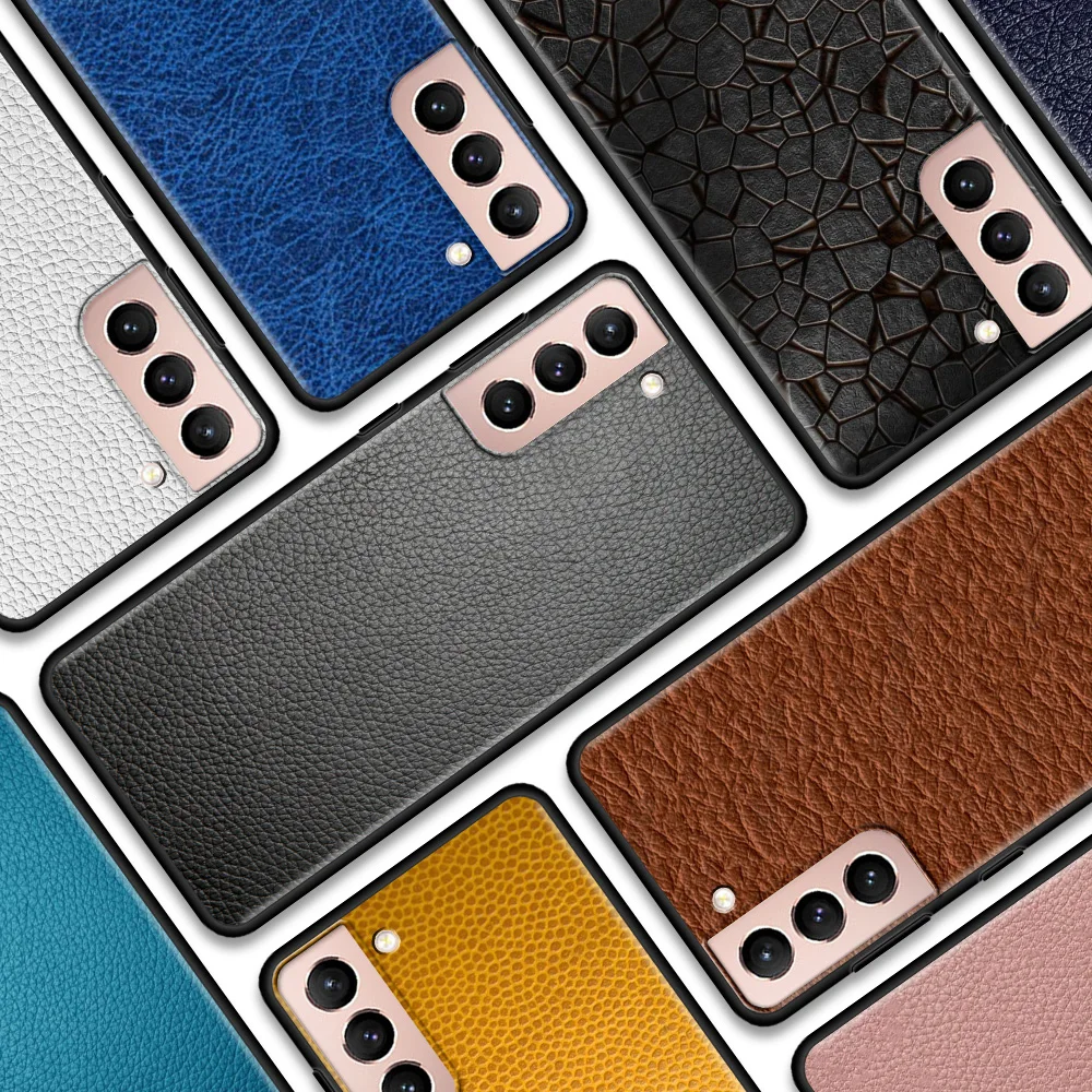 Чехол для мобильного телефона Samsung S21 S20 FE Ultra S10 Lite S10e кожаный чехол с узором Galaxy S9 | Phone Case  Covers -1005002697531099