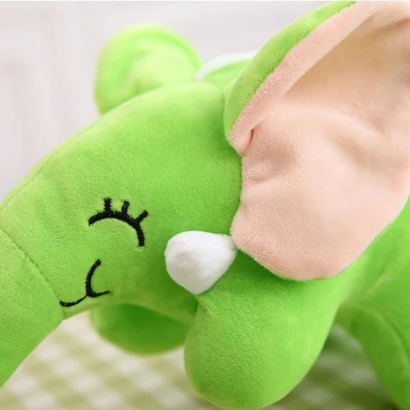 

Lovely Elephant Plush Doll, Soft PP Cotton Stuffed Plush Toy- Cartoon Height Ruler for Kids/Children/Girlfriend