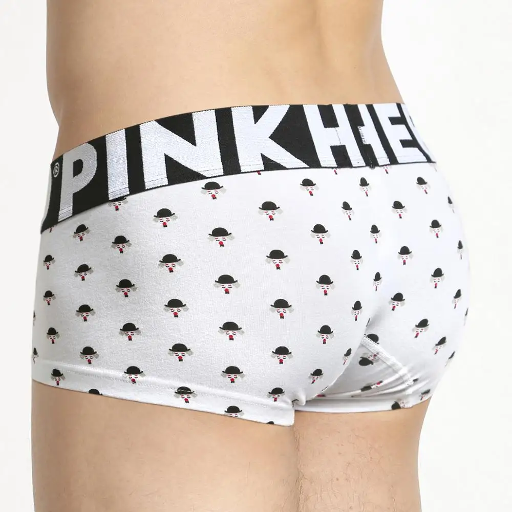 Pink Heroes модное нижнее белье из хлопка, Для мужчин шорты-боксеры качественные мужские трусы Мужское нижнее белье удобные так здорово