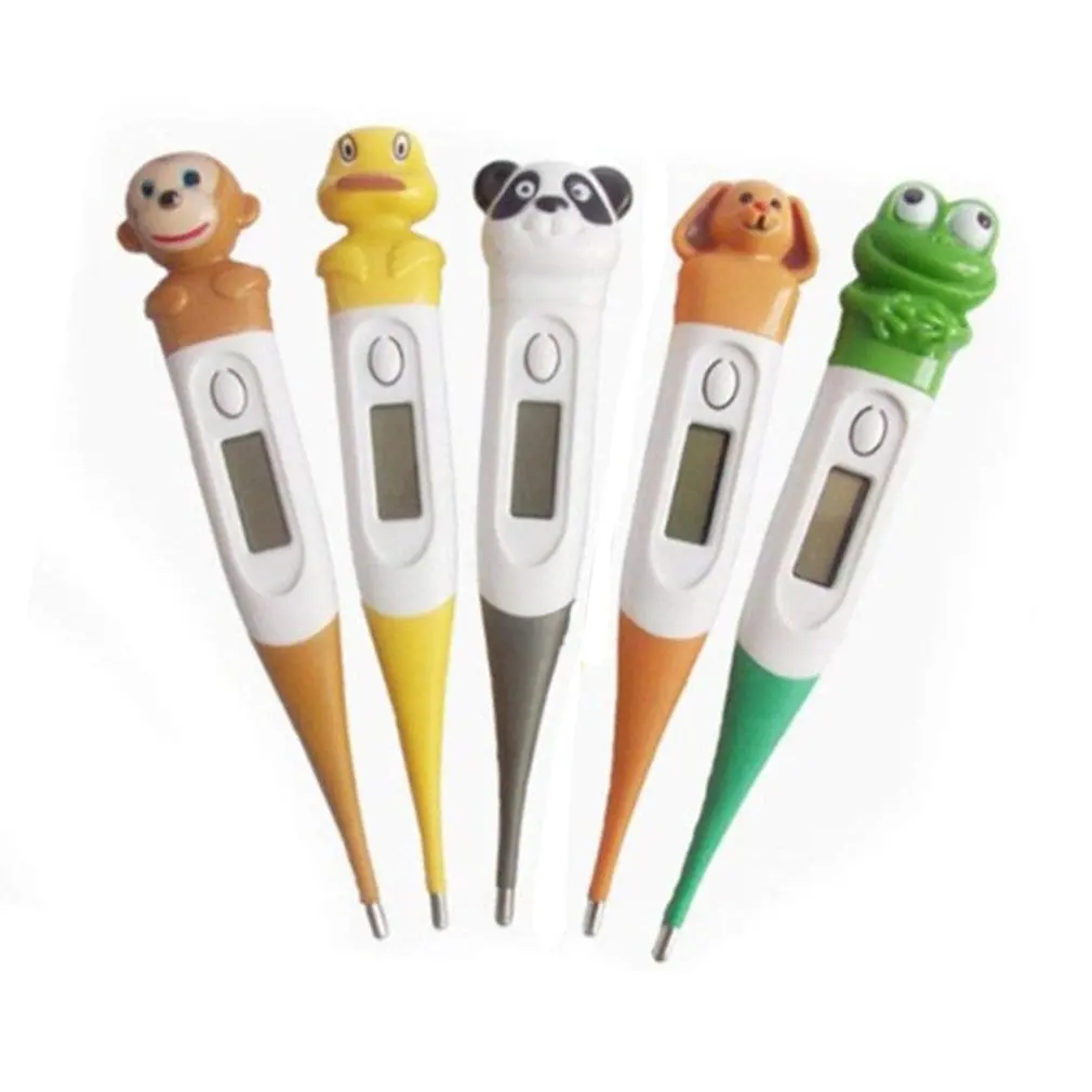 

Baby Thermometer Cartoon Animal Cute Mouth Waterproof Portable Thermometer Kids Digitales Thermometer for Infants Adult Human
