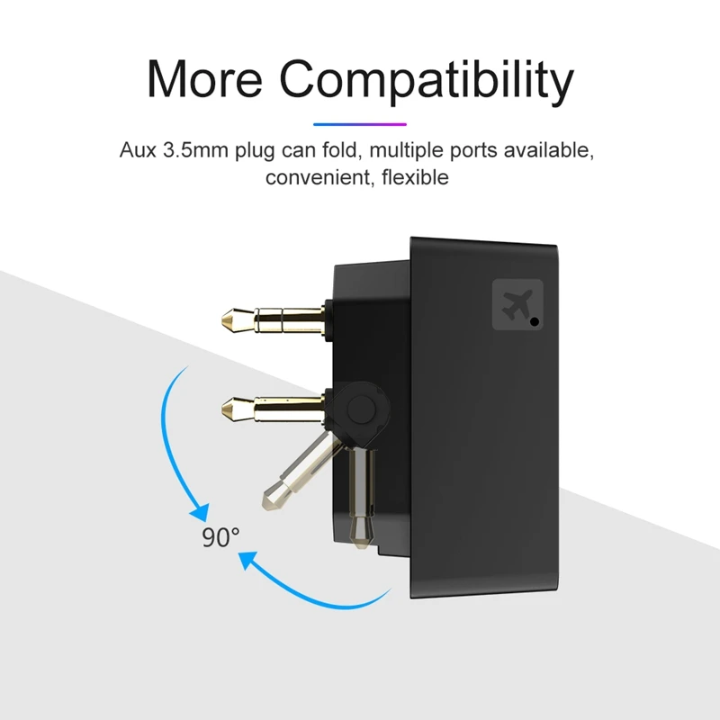 New Wireless Bluetooth o Transmitter Adapter for TV PC with Dual 3 5mm Jack for Bluetooth Headphone Receiver Speaker