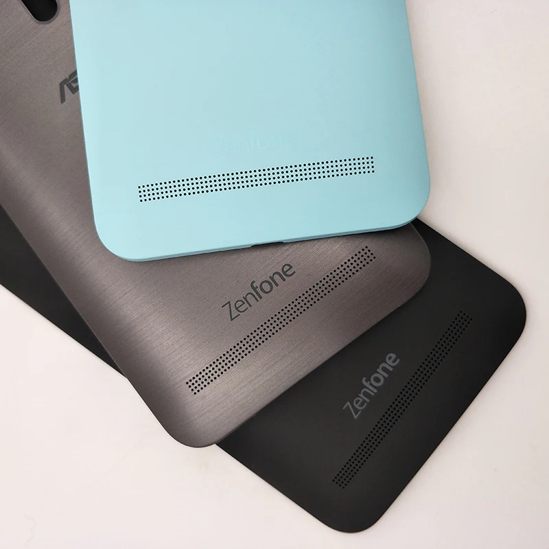 Задний корпус, задняя дверца-Крышка для Asus Zenfone selfie ZD551KL, пластиковые запасные части, чехол с кнопкой питания 5,5 дюйма