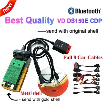 

2020 New Vci Scanner with bluetooth USB vd ds150e cdp pro 2016.R0 NEW keygen for delphis obd obd2 cars & trucks diagnostic tool