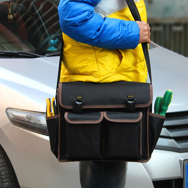 

Network Maintenance Thicken Oxford Backpack Tool Bags New Multifunction Hardware Tool Bags Shoulder Strap Electrical Bag