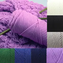 

100g Colorful Wool Roving Scarf Knit Wool Yarn Thickness Warm Hat Household Crochet Yarn Lana Knitting Cotton Yarn Lanas Wol Wol