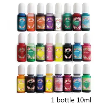

24 Colors Epoxy Pigment Translucent Liquid Resin Colorant for Resin Jewelry DIY