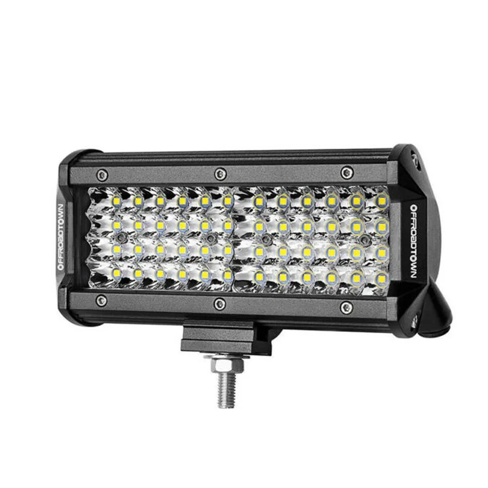 

144W Work Light bar 48LED Four-Row Spot Beam 6000K Aluminum alloy Replacement