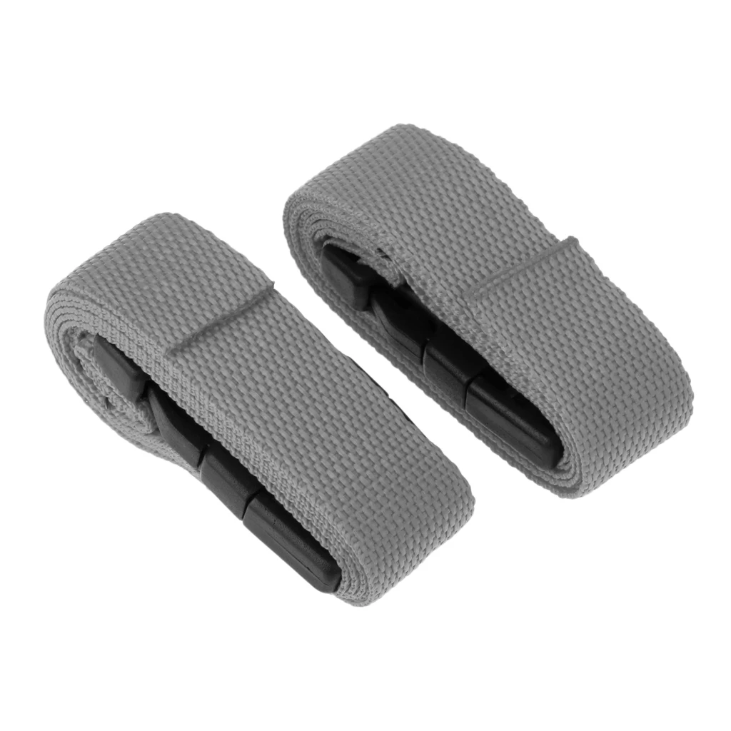 2pcs 39.Golf Trolley Webbing Straps/Luggage Tie down Straps with Quick Release Buckle