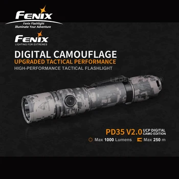 

Digital Camo Fenix PD35 V2.0 Cree XP-L HI V3 LED High-performance Tactical Flashlight for Military/ Exploring/ Emergency