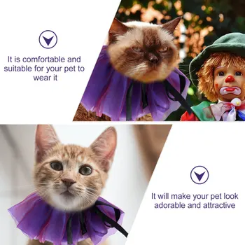 

1Pc Halloween Design Pet Scarf Creative Dog Collar Decoration Party Pet Props