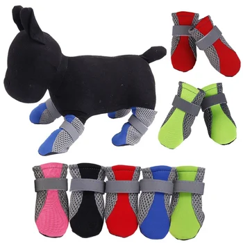 

Comfortable Breathable Dog Anti-slip Shoes Pet Boots Paw Protector Cute Breathable Net Shoes Pet Supplies
