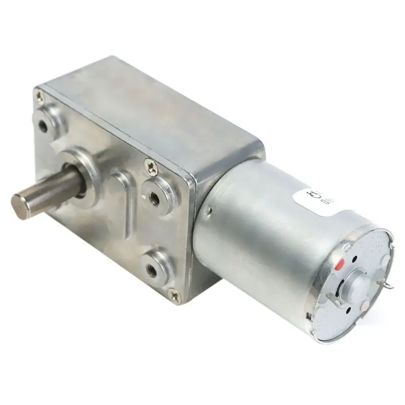 

Reversible High Torque Turbo Worm Geared Motor DC 12V Reduction Motor, 2RPM