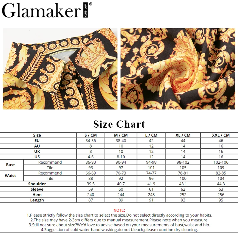 Женское Короткое платье рубашка Glamaker золотистое винтажное с принтом пейсли v
