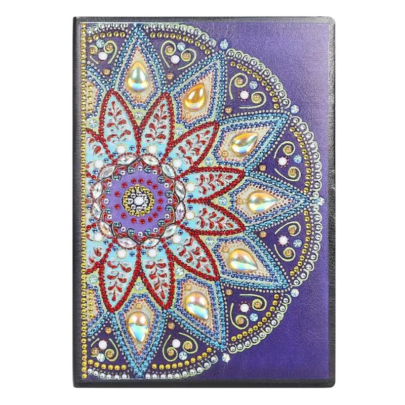 

DIY Mandala Special Shaped Diamond Painting 50 Pages A5 Notebook Notepad