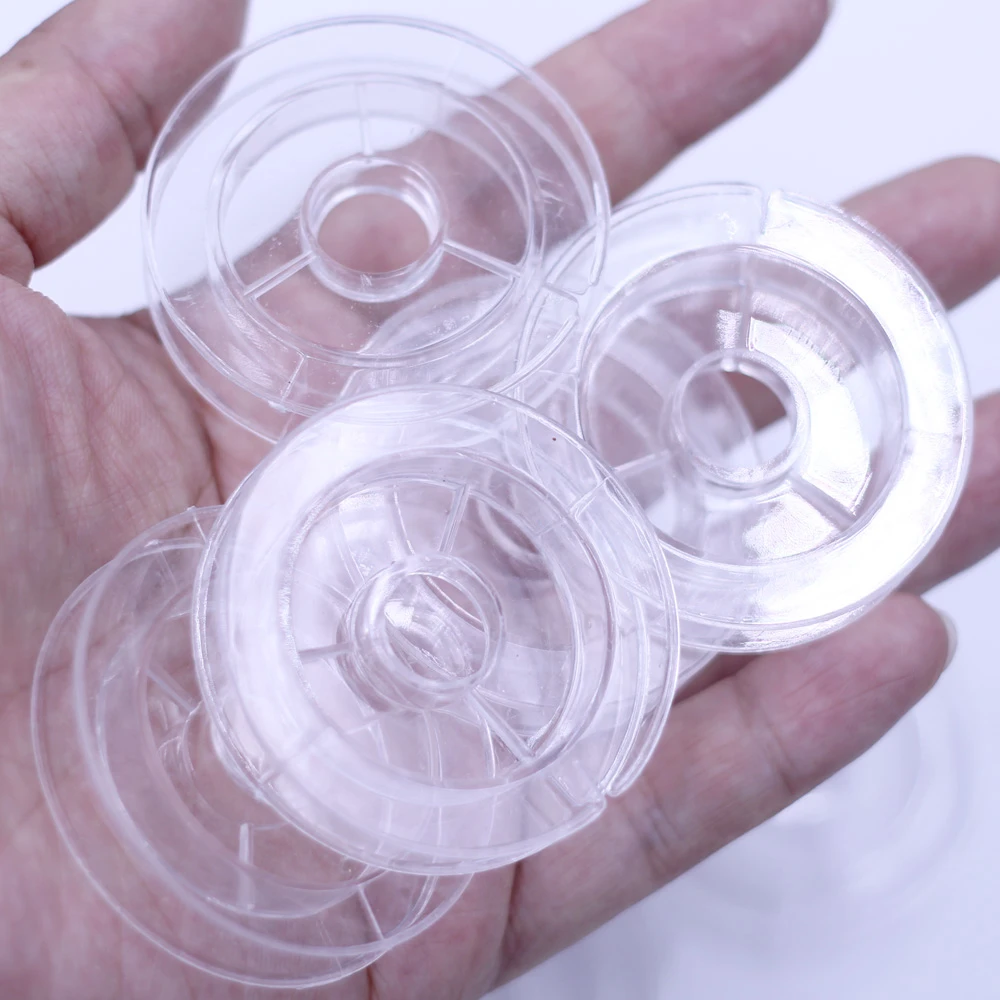 個空スプールstringトリム透明ラウンドアクリル所見5センチメートル径 Jewelry Findings Components Aliexpress
