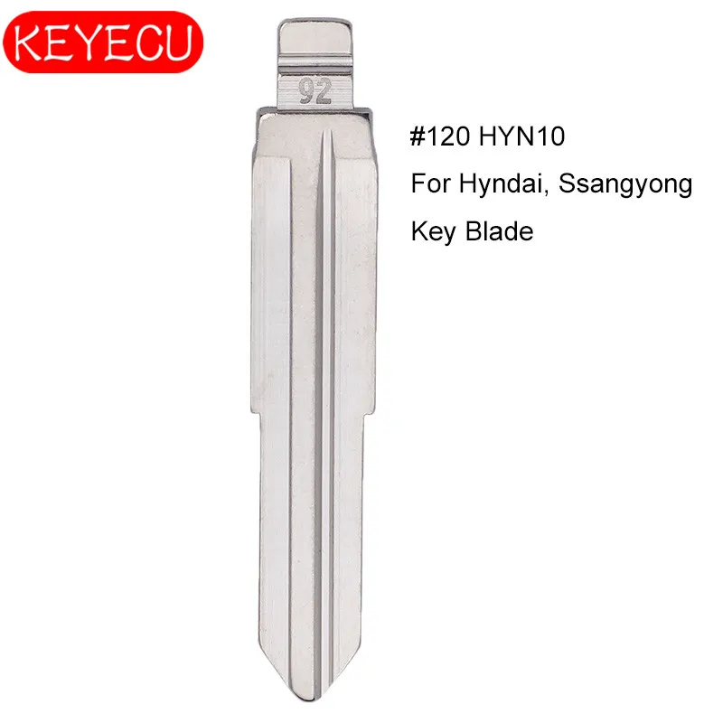 KEYECU 10 шт. Универсальные пульты дистанционного управления KEYDIY флип-лезвие 120 # HYN10