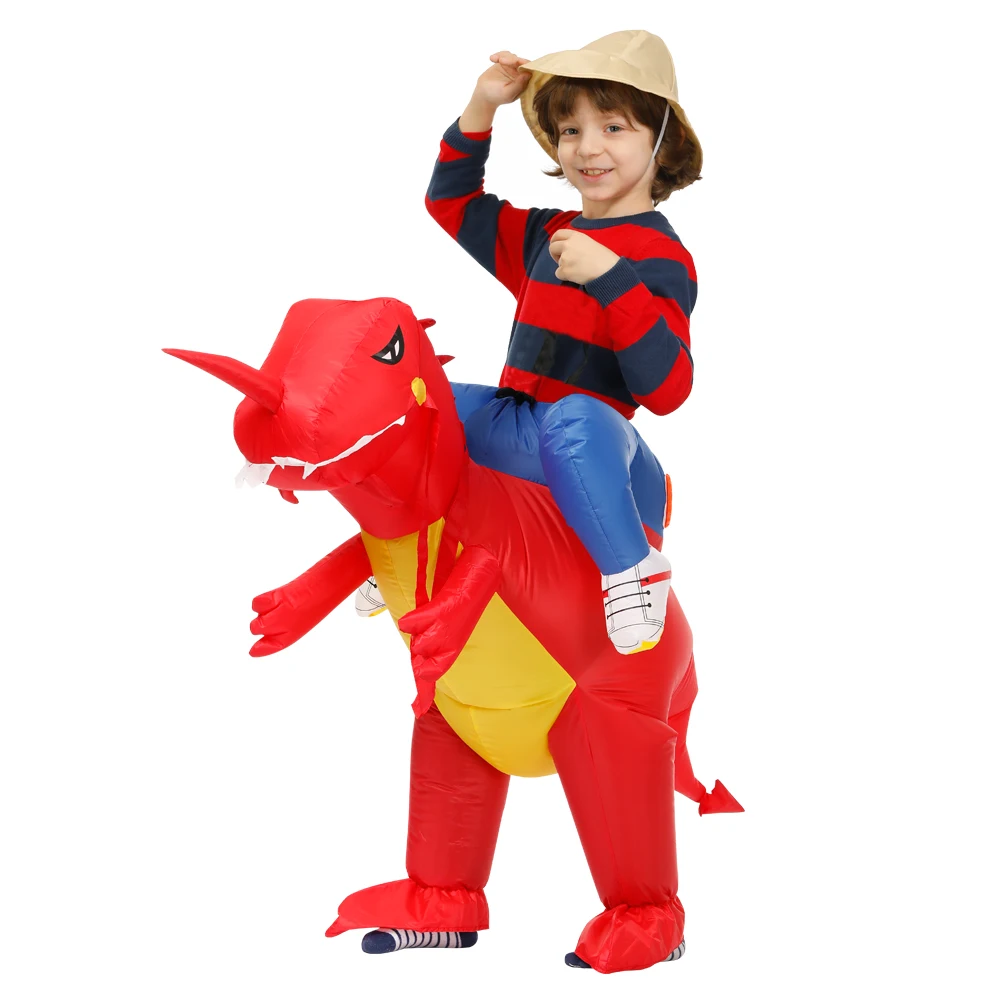 Costume da dinosauro gonfiabile per bambini triceratopo per bambini ragazzi  ragazze Anime Dino Party costumi Cosplay vestito carnevale regalo di  Halloween| | - AliExpress
