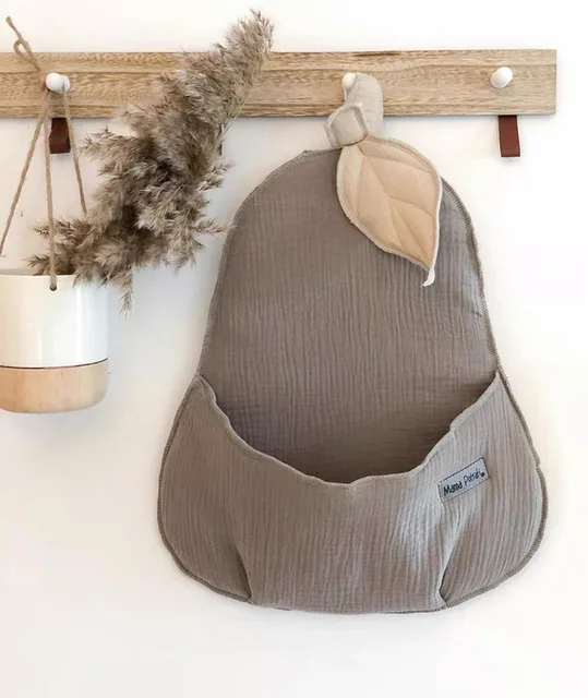 Children's Room Hanging Decoration Ins Cotton Niche Cute Pear Wall Hanging Decoration Creative Storage Practical Wall Hanging 1