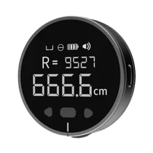 Xiaomi Mijia DUKA(Atuman) petite Q noir règle électronique bande HD écran LCD longue veille Rechargeable règle(China)