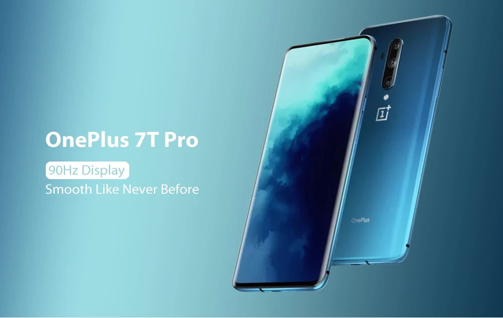 OnePlus 7T Pro 4G мобильный телефон 6,67 'Snapdragon 855 Plus Восьмиядерный Ninghtscape 3120x1440 ips 8 Гб ram 256 ГБ rom 48MP мобильные телефоны