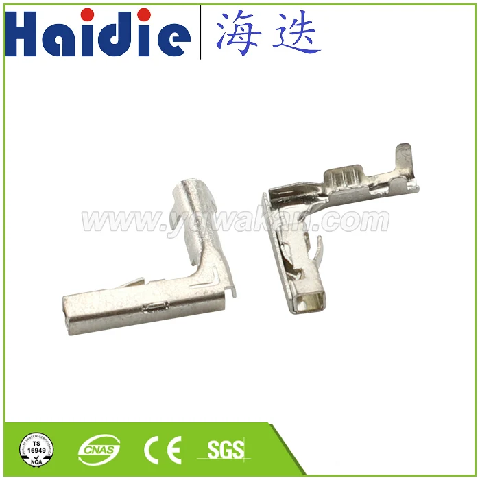 

Free shipping 50pcs auto terminal for elcetric connector, crimp pins loose terminals DJ221LA-1.0A