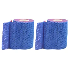 2 шт. эластичная Нетканая самоклеящаяся сильная лента для первой помощи бинты эластичная обертка для спорта атлетической охоты