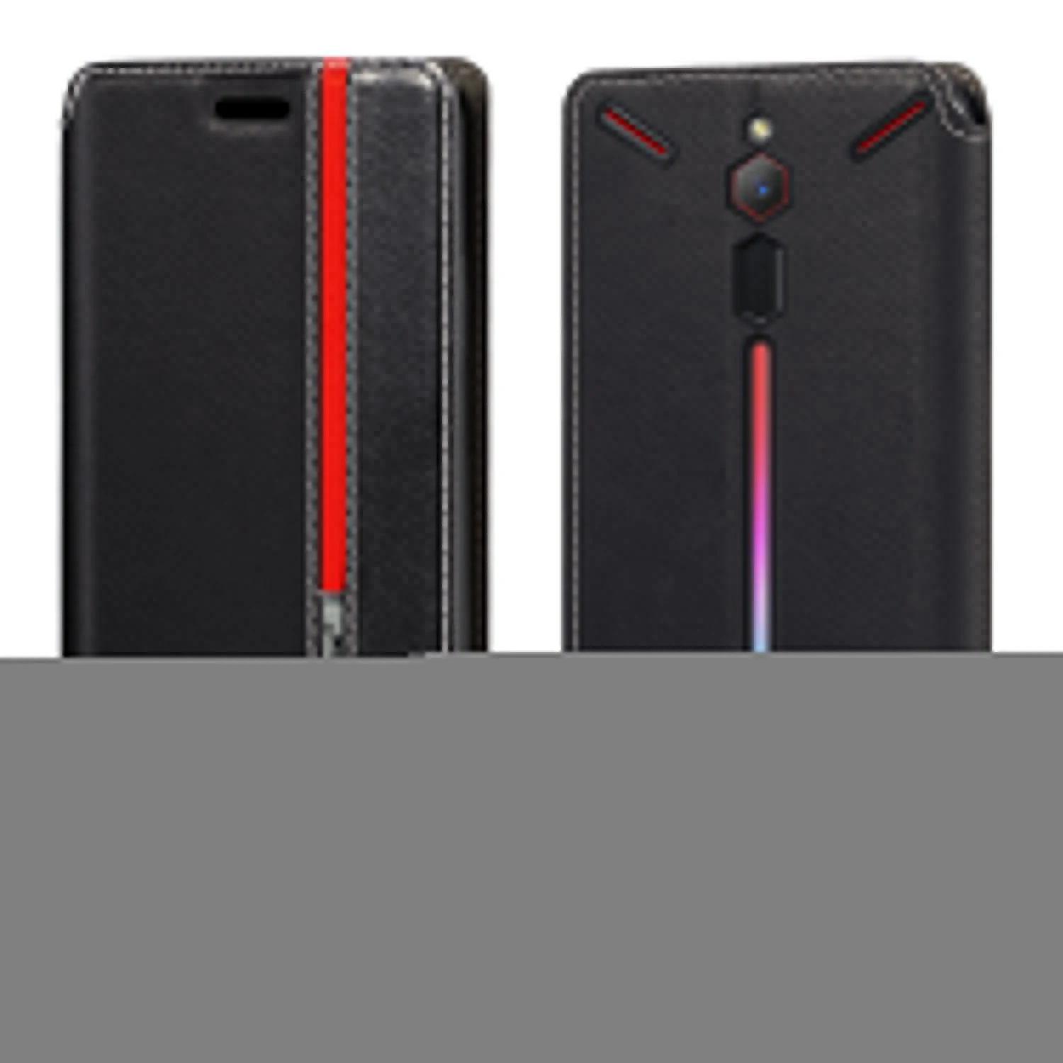 

For ZTE Nubia Red Magic Mars RNG Case Fashion Multicolor Magnetic Closure Leather Flip Case Cover with Card Holder 6.0 inches