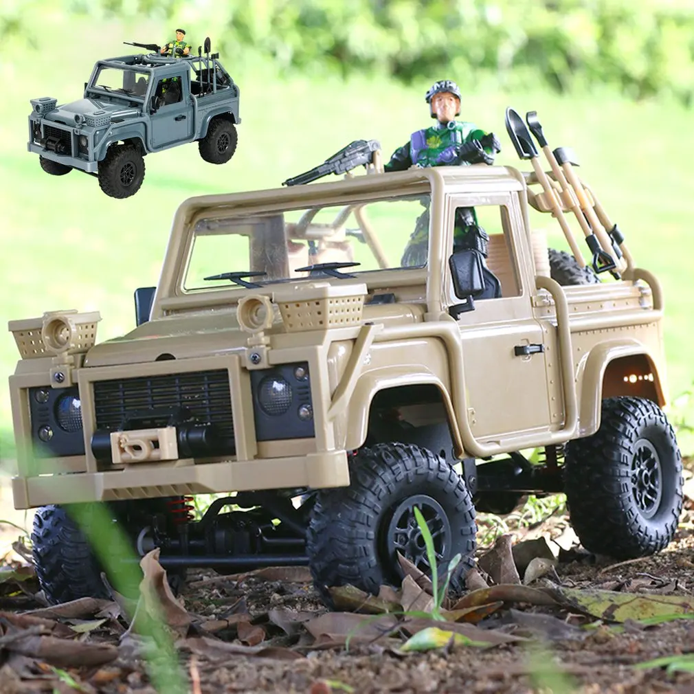 

MN Model MN96 1/12 2.4G 4WD Proportional Control Rc Car with LED Light Climbing Off-Road Truck RTR Toys Christmas gifts for Kids