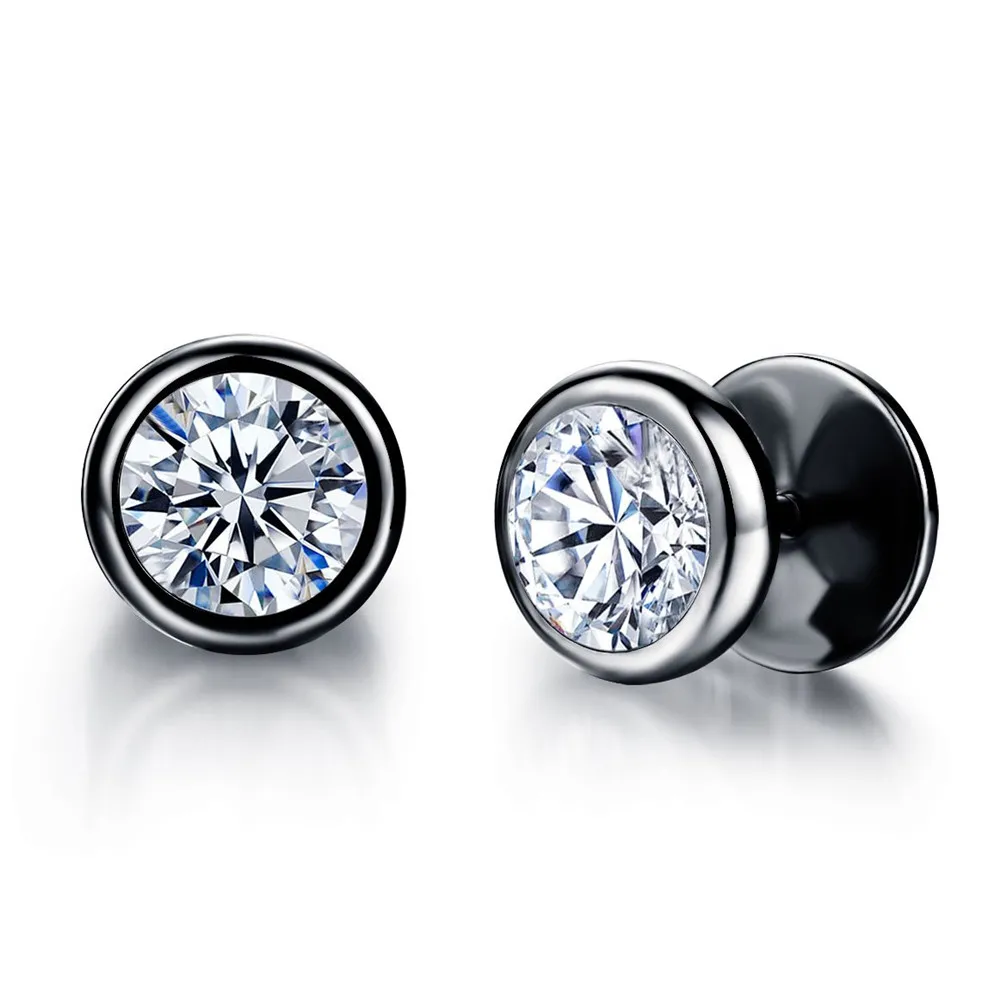 Cubic-Zirconia-Round-Stud-Earrings-Classical-Stainless-Steel-Rock-Punk-Style-Jewelry-For-Unisex-Women-Men