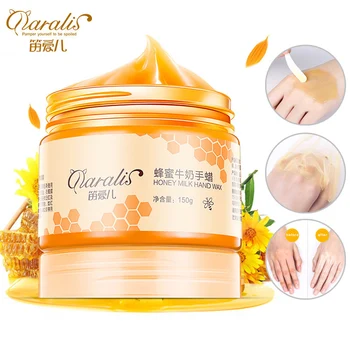 

Milk Honey Wax Hand Mask Exfoliating Calluses Moisturizing Anti-aging Whitening Wax 150g ZG88
