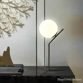 

Nordic LED Ball Shape Table Lamp Children Bedroom Study Room Desk Lamp Modern Bed Side Lamp Indoor Home Decor Fixture