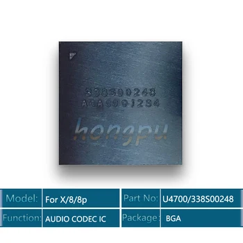 

2pcs/lot 338S00248/U4700 for iPhone X/8/8 plus Big Audio Codec IC chip Sound Controller Speaker Amplier IC chip