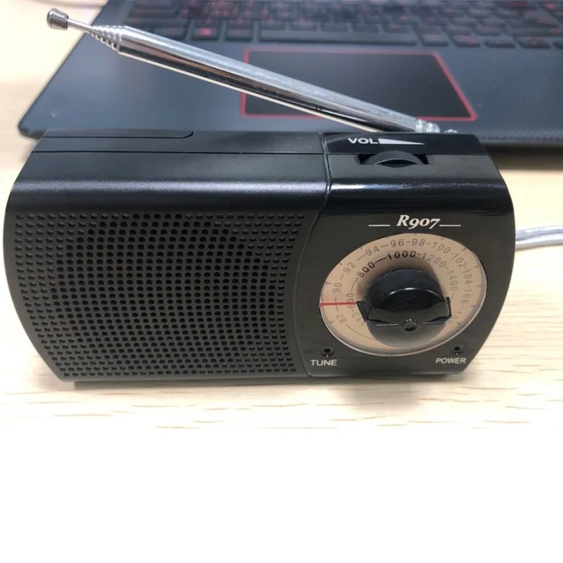 Portable AM FM Radio Pocket with Headphone Jack Best Reception Battery Operated By 2 AA Battery Not Included 