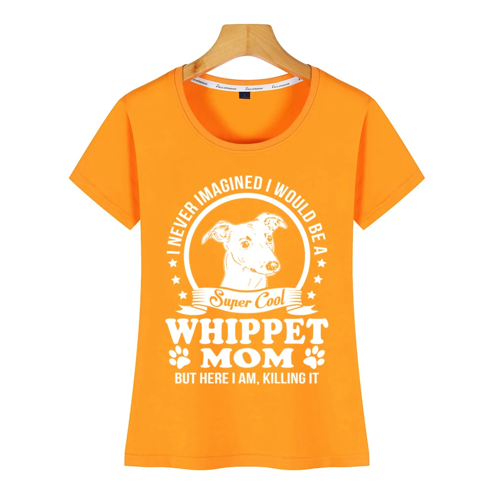 Женская футболка с надписями Whippet Kawaii на заказ