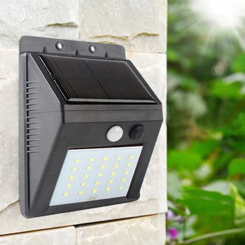 

PIR Motion Sensor 20LED Solar Light Outdoor Solar Powered LED Garden Light Waterproof Emergency Wall Lamp Solar Power Smart Home