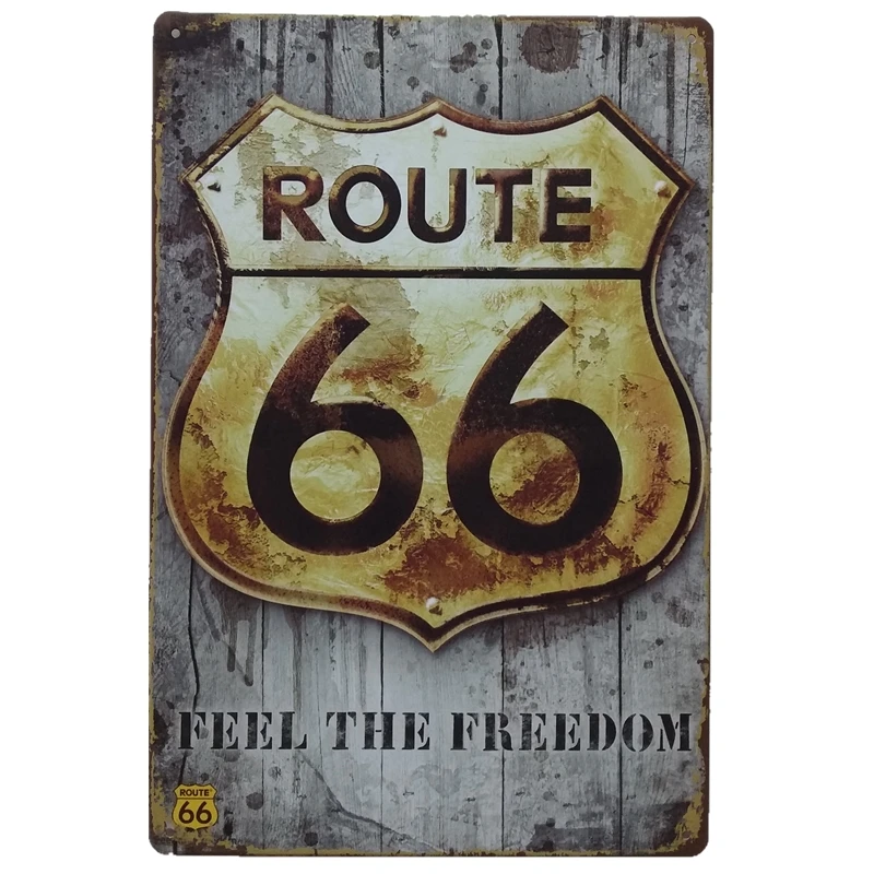 [Luckyaboy] Route 66 Mustang индийский мотоцикл без тупых людей ESSO винтажный металлический Ретро оловянный знак винтажная вывеска Бар Кафе гараж домашний декор для паба