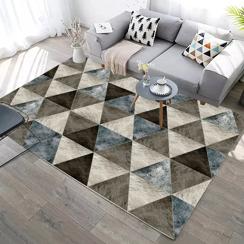 3D принты, имитация шкуры животных, ковры, Роскошные, скандинавские, домашний декор, коврики для детской спальни, игровая зона, ковер для детской комнаты, большой размер, ковер - Цвет: 3