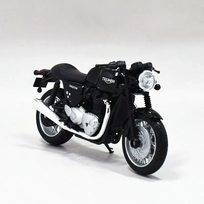 1:18 Welly TRIUMPH Thruxton 1200 модель мотоцикла черного цвета