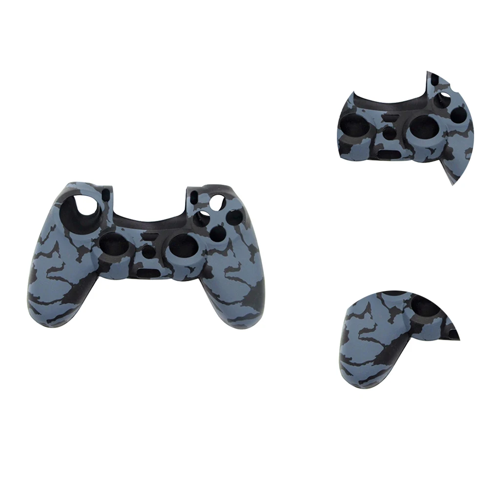 Замена для PS4 беспроводной контроллер Чехол камуфляж печати мягкий силиконовый гель кожи защитный резиновый чехол
