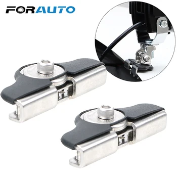

FORAUTO 2Pcs/set LED Work Light Holders Light Braket Headlight Auxiliary Mount Bracket Universal Auto Replacement