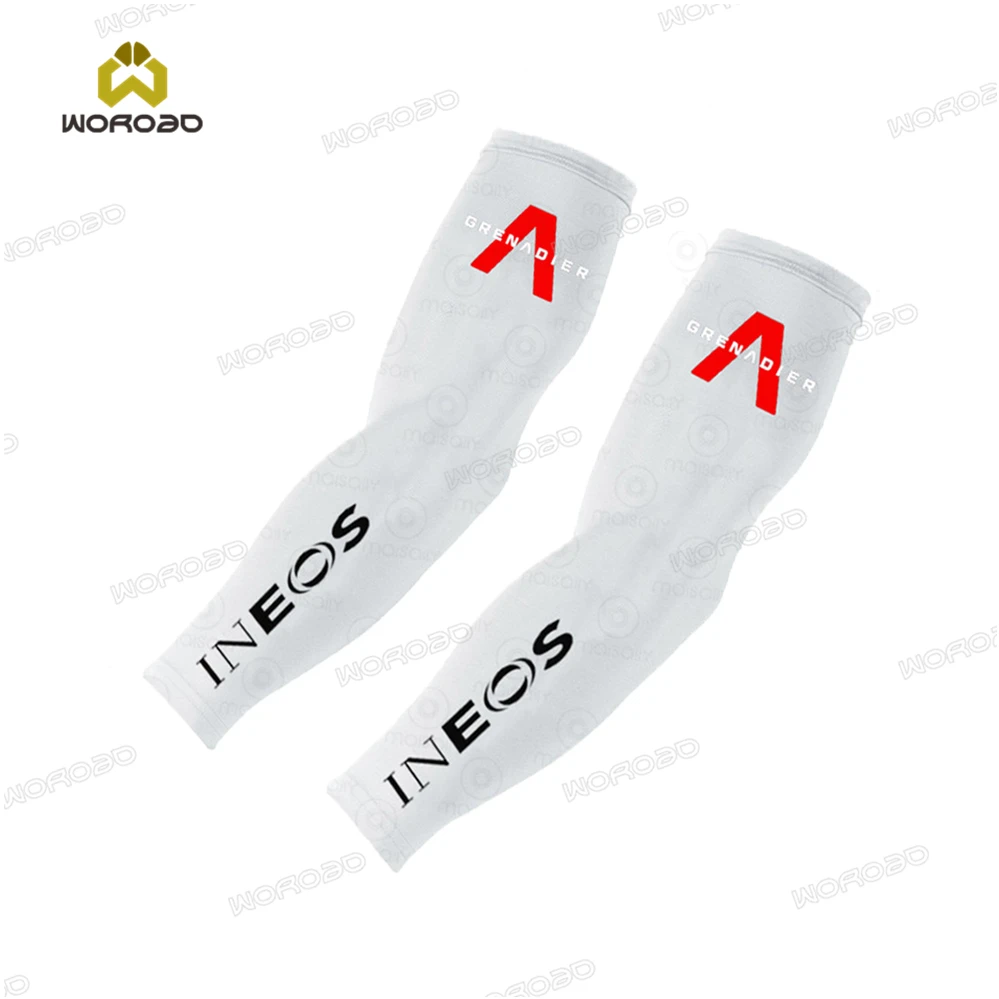 INEOS Unisex Cycling Arm Cuff Warmers Sleeves Leg Riding Cooling Breathable Bicycle Running Racing Elastic Ice Silk Sleeves 2