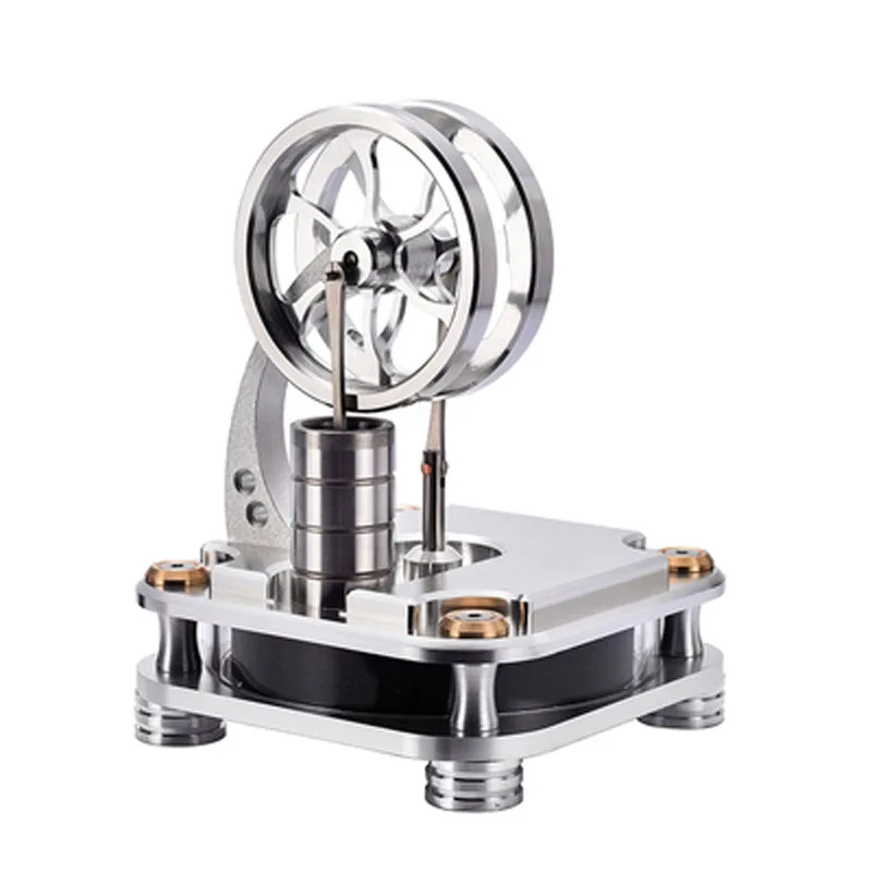 Scientific Metal Power Cylinder, Can Start Boutique, Low Temperature, High Temperature, All-Metal Stirling Engine