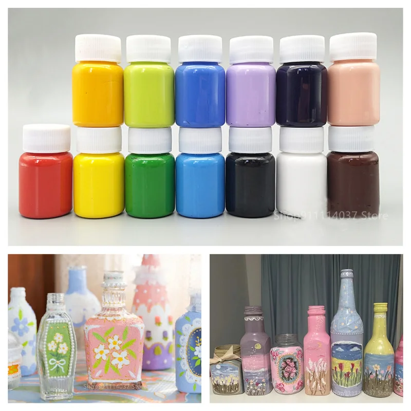 스킨 컬러 금속 아크릴 페인트, 폴리머 클레이 인형 컬러링, DIY 핸드 페인트..