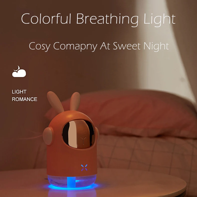 Koop Eloole Konijn Draadloze Luchtbevochtiger Usb Ultrasone Aromatherapie Diffuser Met Batterij Essentiële Olie Nebulisation Mist Maker